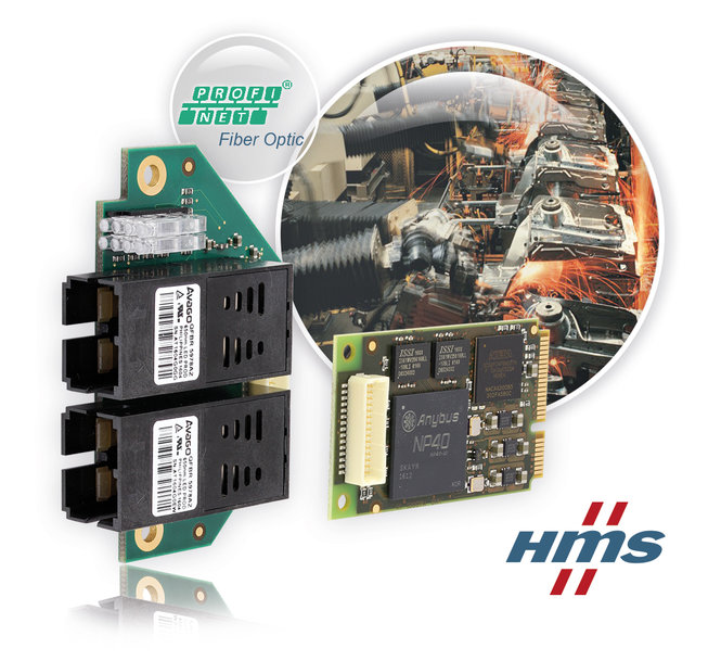 IXXAT INpact PCIe Mini-kort låter datorer kommunicera på PROFINET IRT Fiber Optic